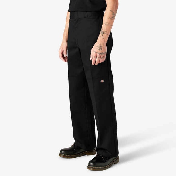 🖤👖🖤 Dickies Men's Loose Fit Double Knee Twill Work Pants - Black - Size 36x30 - Picture 8 of 13
